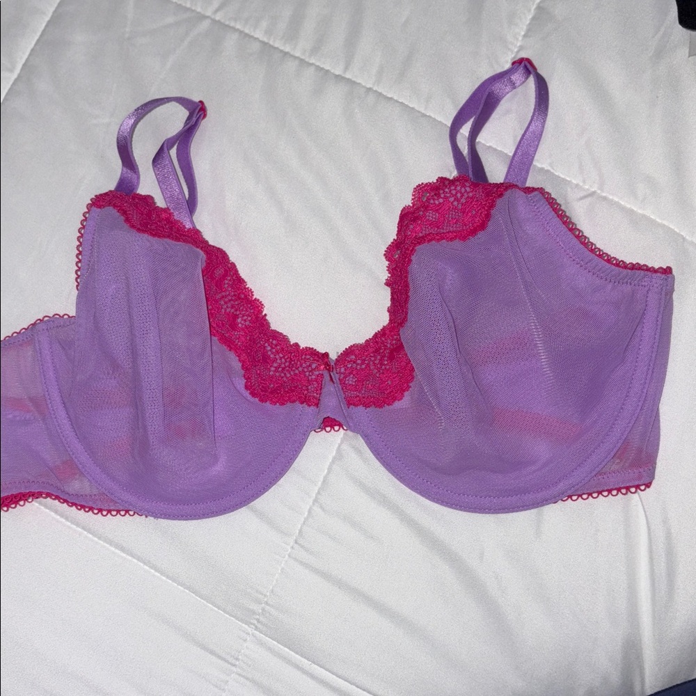 Victoria's Secret Lavender and Fuchsia Bra